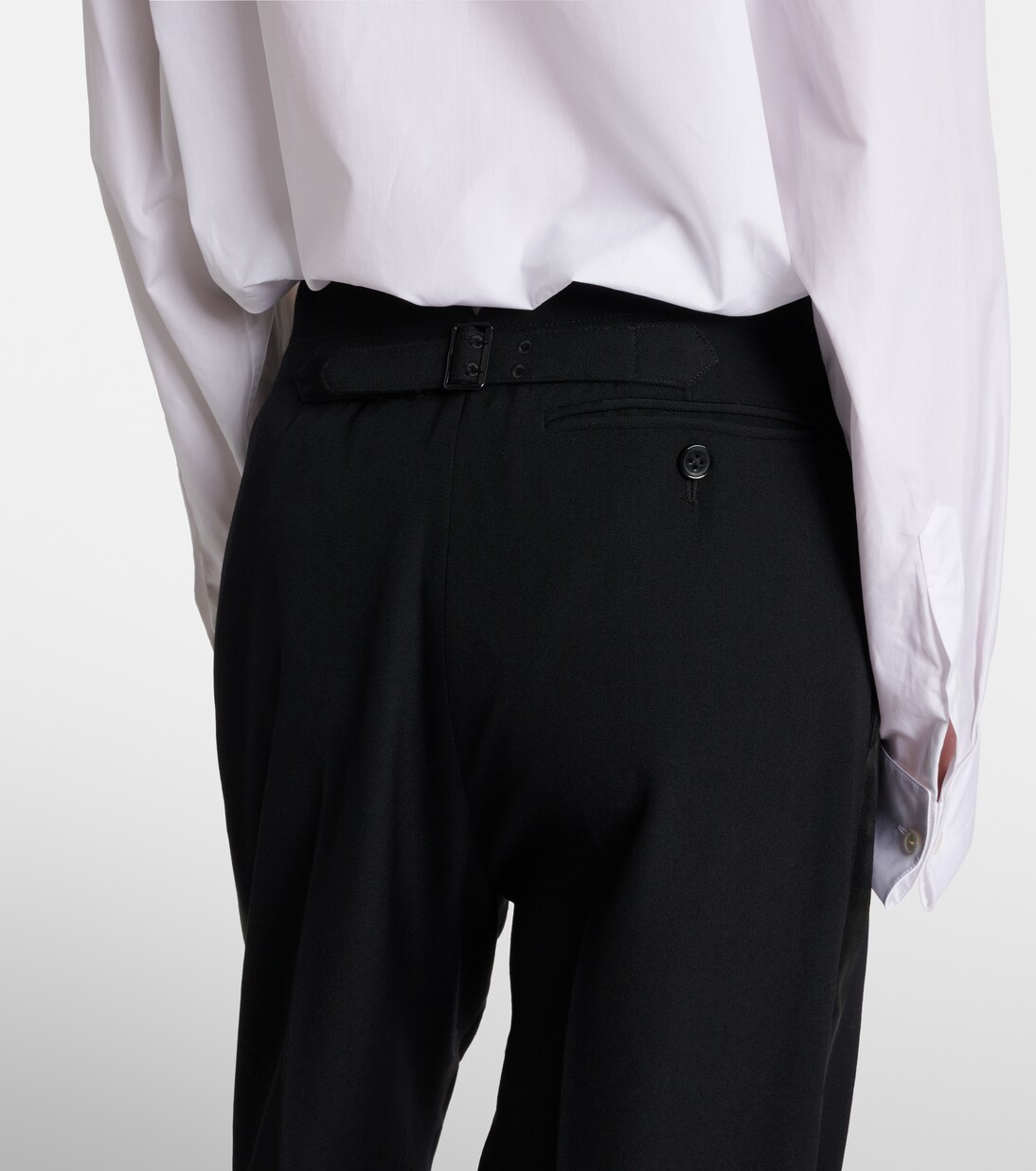 Felicita wool twill wide-leg pants | The Row