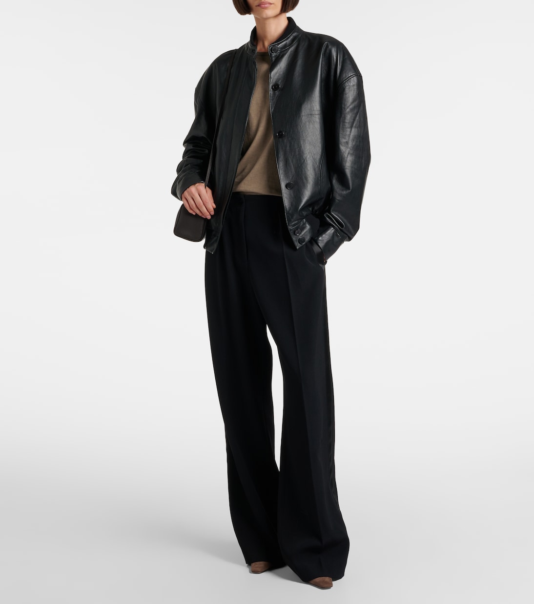 Pumps Carla 80 aus Veloursleder | The Row