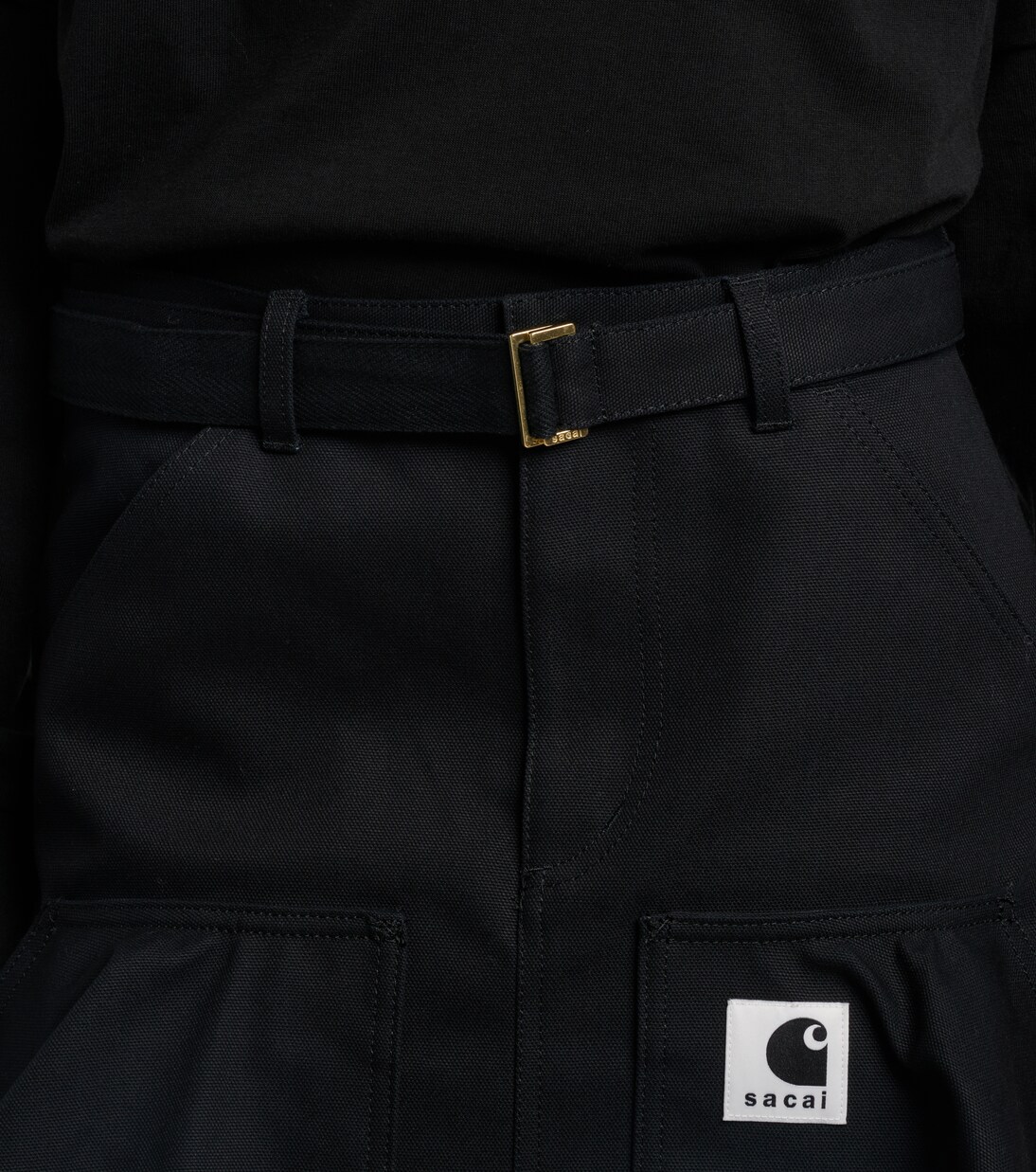 x Carhartt cotton canvas miniskirt  | Sacai