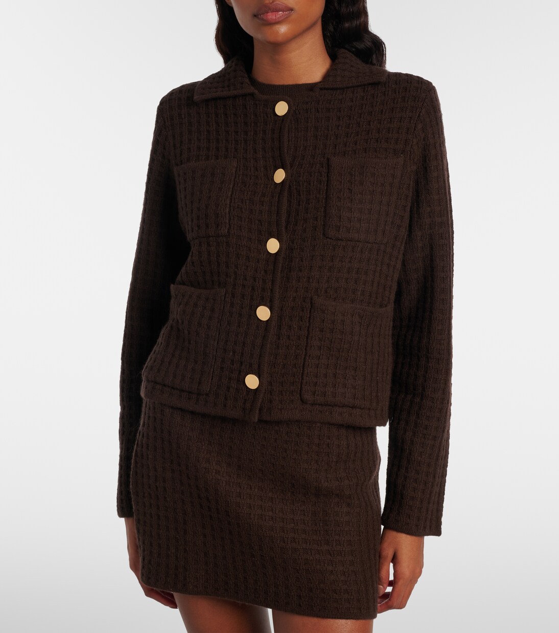 Cardigan en laine et cachemire | Jardin des Orangers