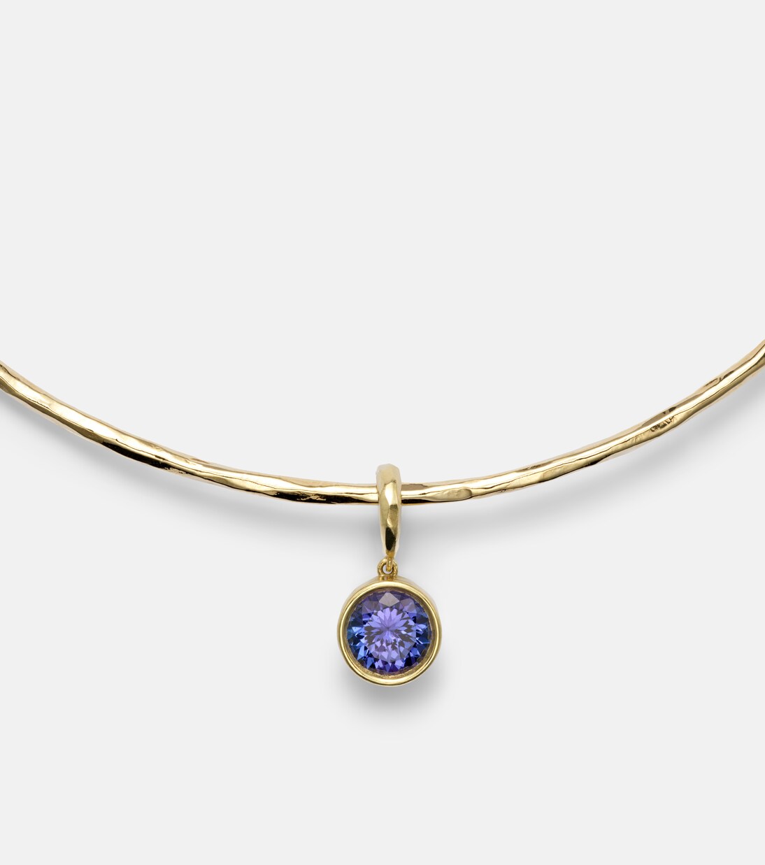 Choker Olivia en or 18 ct, diamants et tanzanite | Octavia Elizabeth