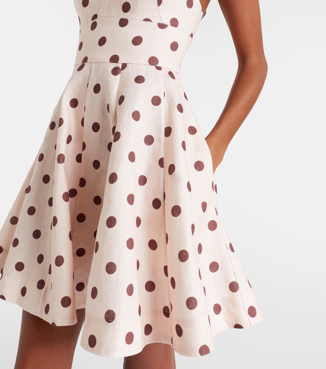 Polka-dot cotton minidress | Zimmermann