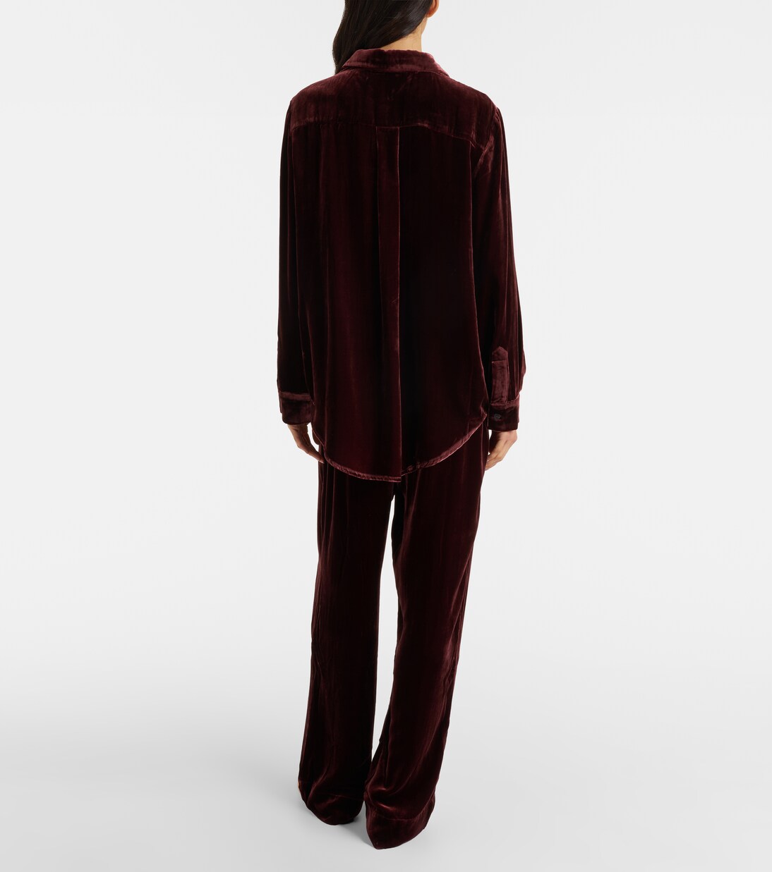 London velvet pajama pants | Asceno