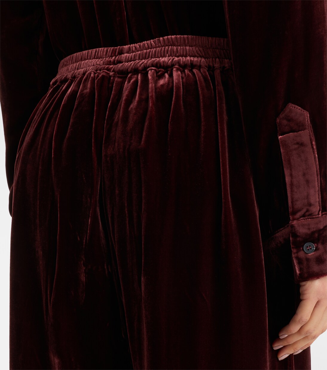 London velvet pajama pants | Asceno