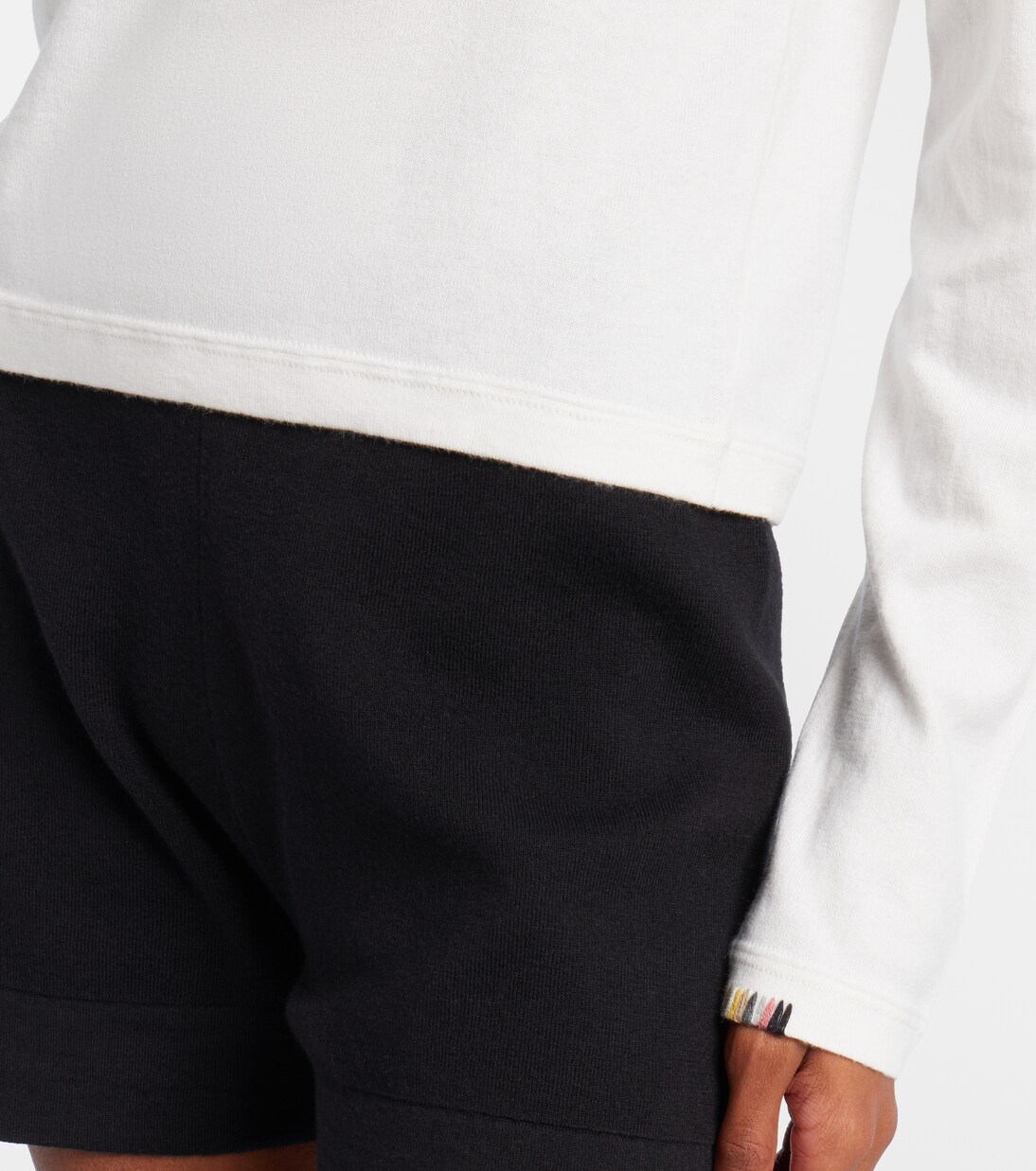 Longsleeve N°451 Lisa aus Baumwolle und Kaschmir | Extreme Cashmere