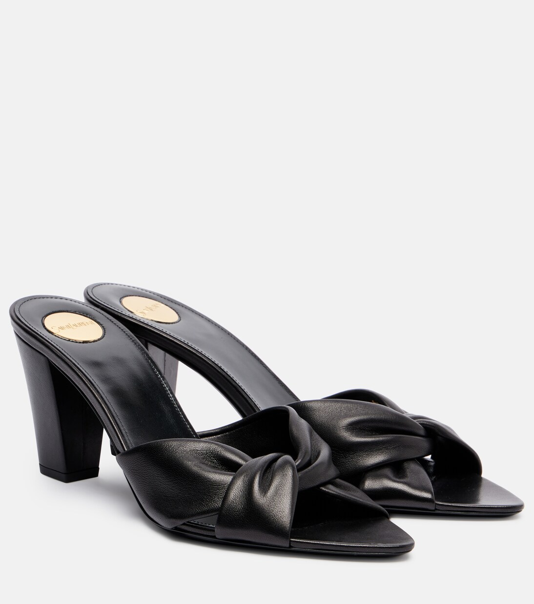 Franciane 25 leather mules | Saint Laurent