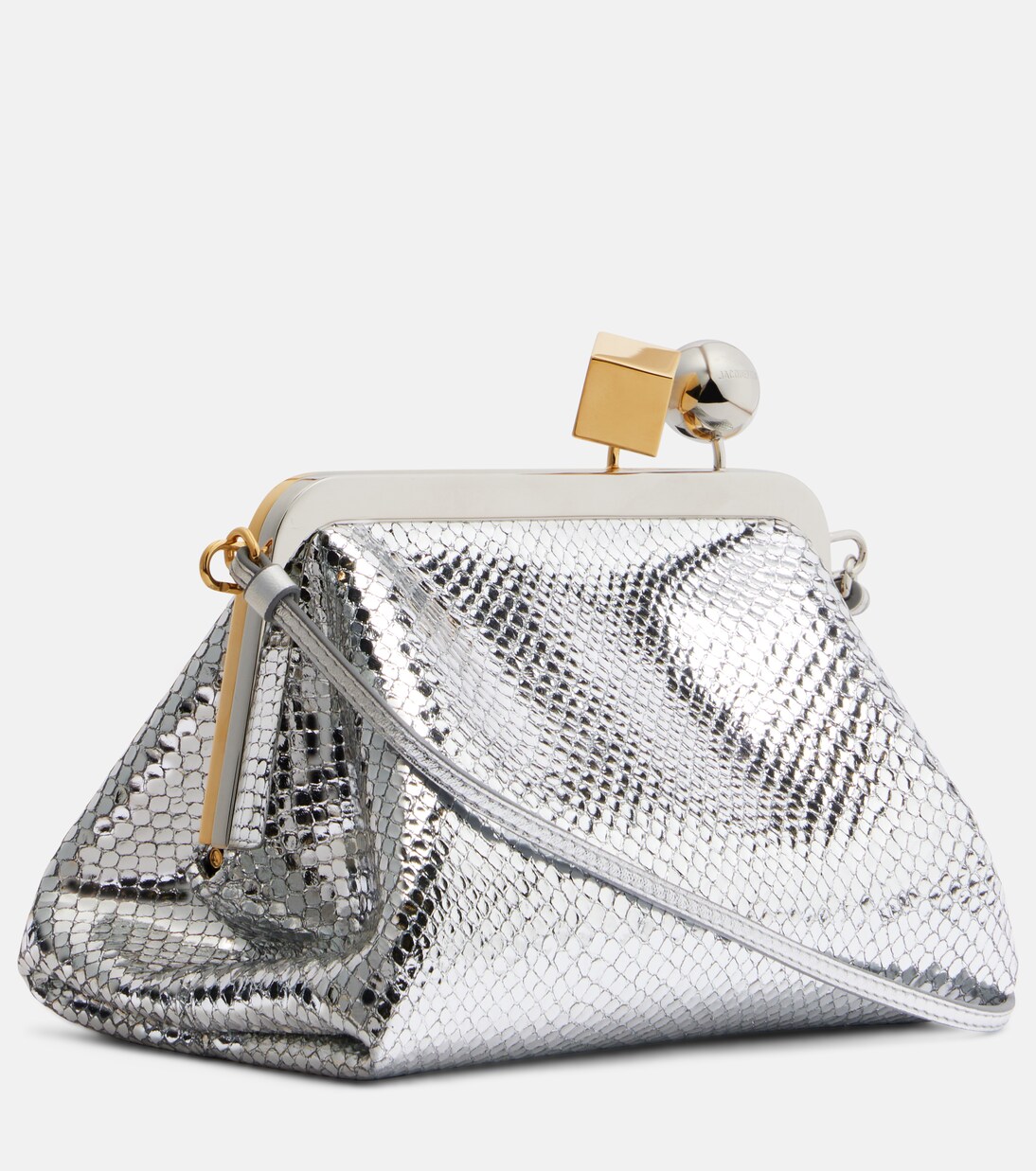 Clutch Berlingot Small de piel metalizada | Jacquemus