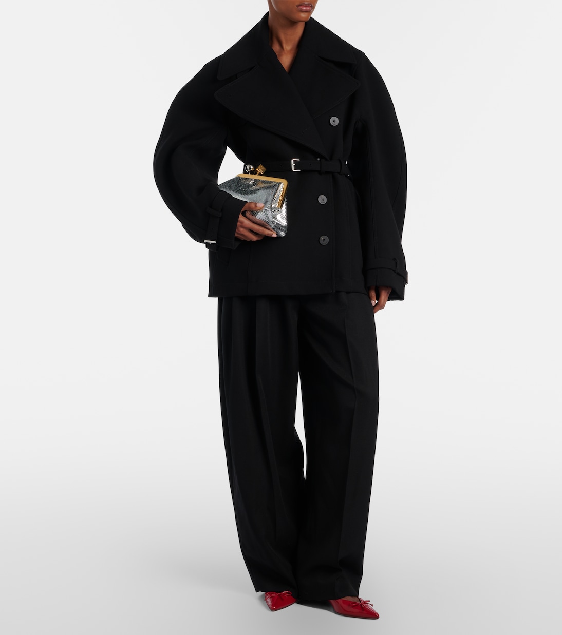 Clutch Berlingot Small de piel metalizada | Jacquemus