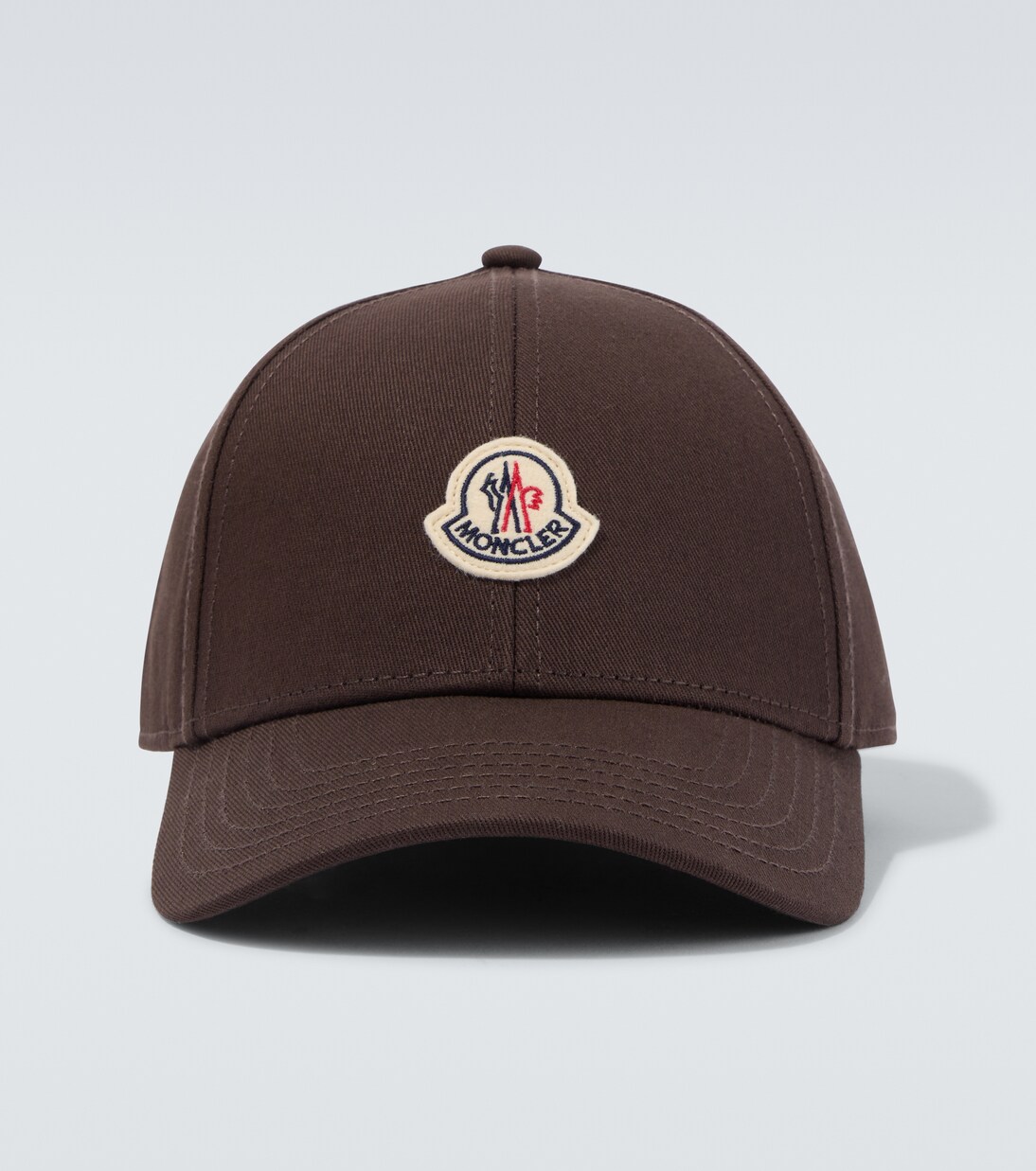 Logo cotton twill baseball cap | Moncler