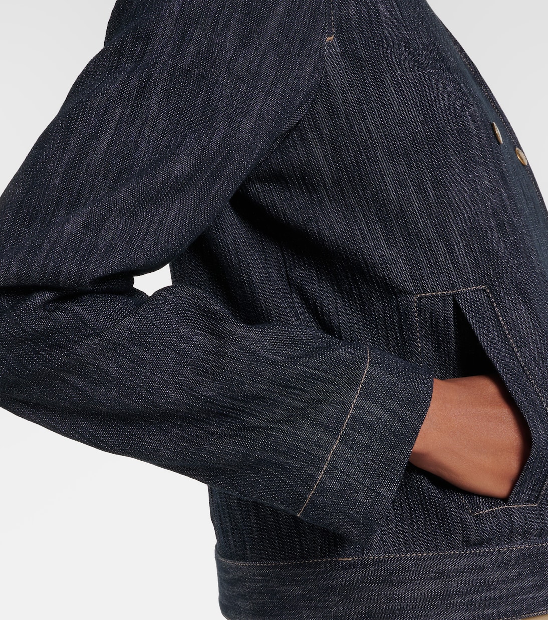 Diervilla double-breasted denim jacket | Moncler