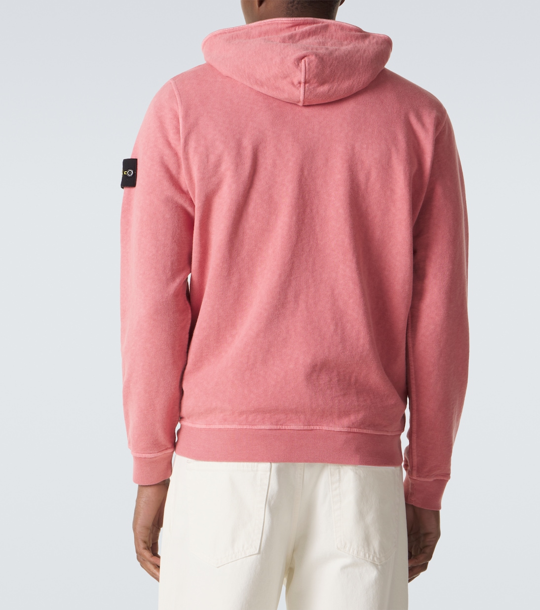 كنزة هودي بسحّاب من القطن Compass | Stone Island