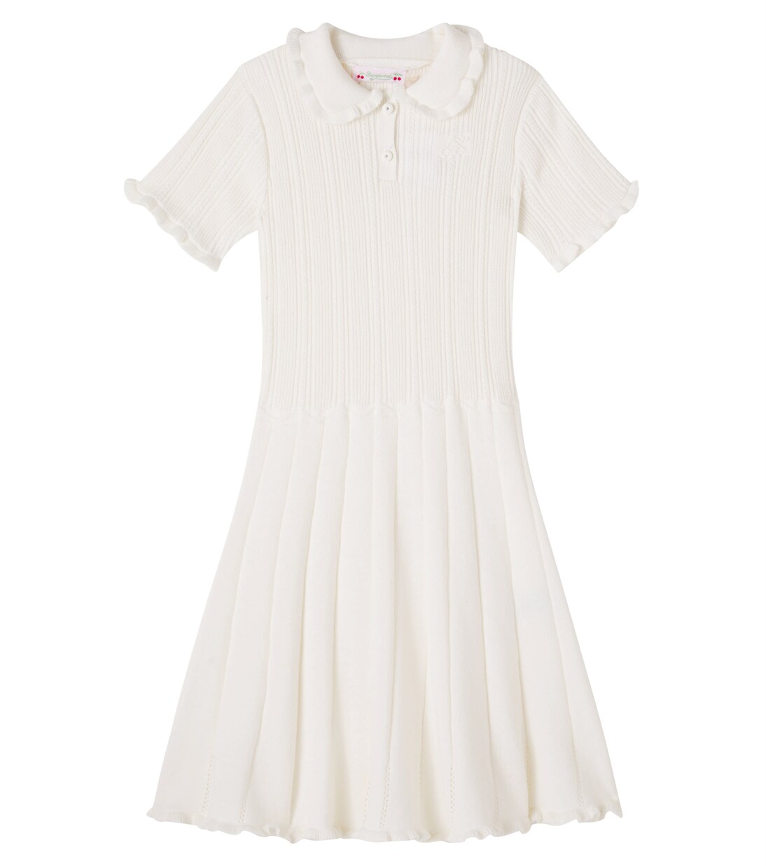 Robe Lobelie en coton et cachemire | Bonpoint