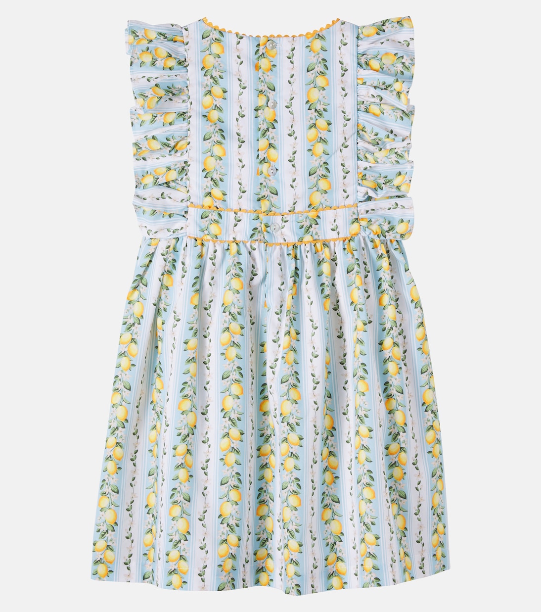 Limon printed cotton dress | La Coqueta