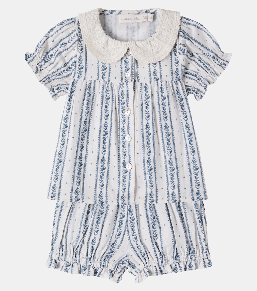 Baby Eugenia blouse and bloomers set | C'era Una Volta