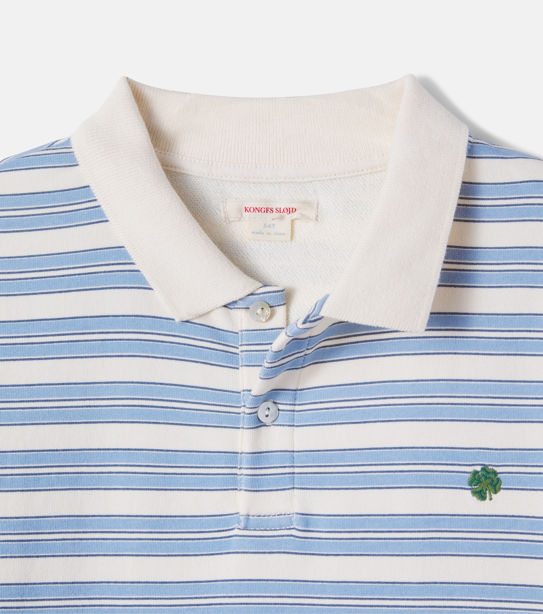 Spotty striped cotton polo shirt | Konges Sløjd