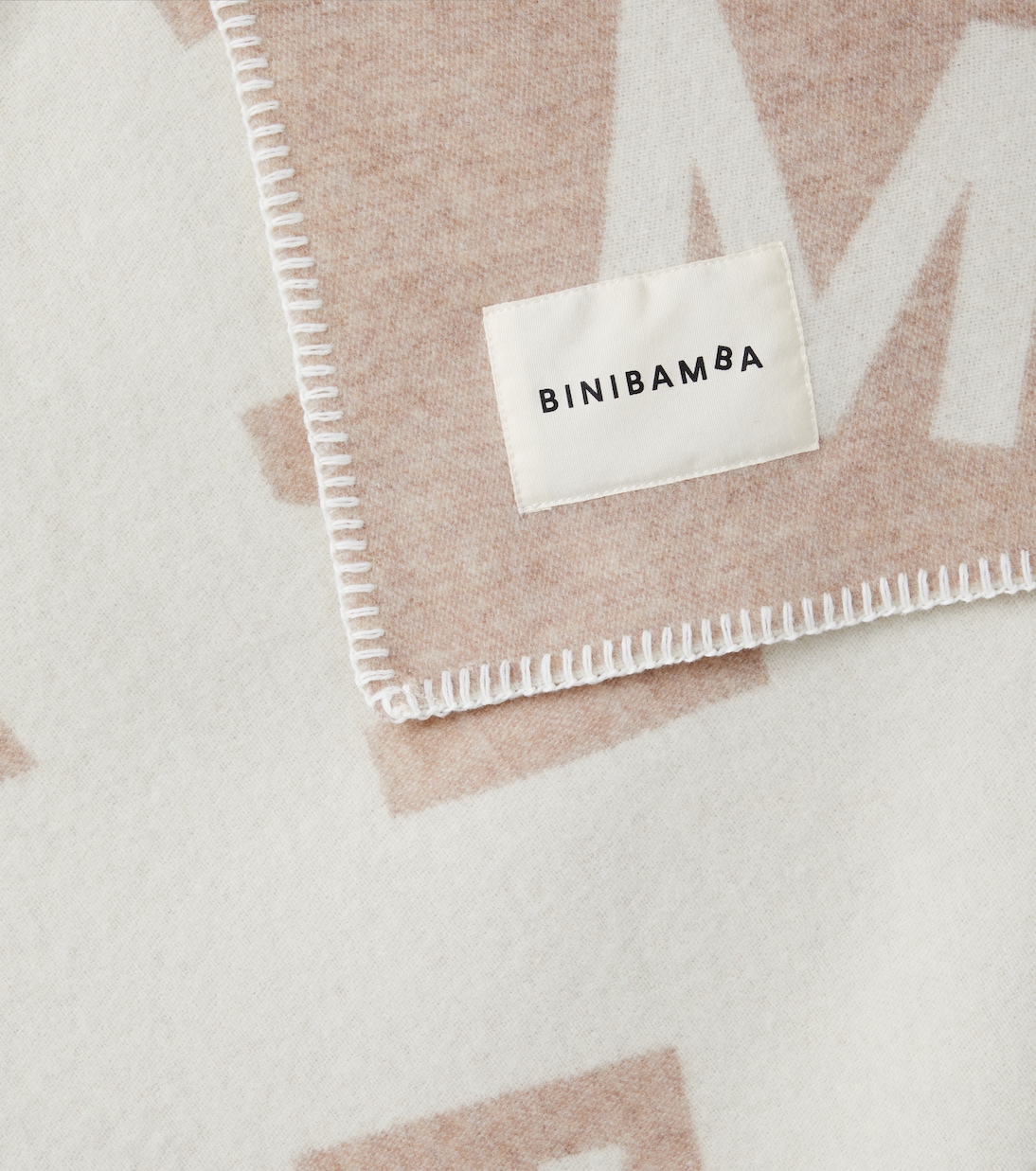 Baby logo wool blanket | Binibamba