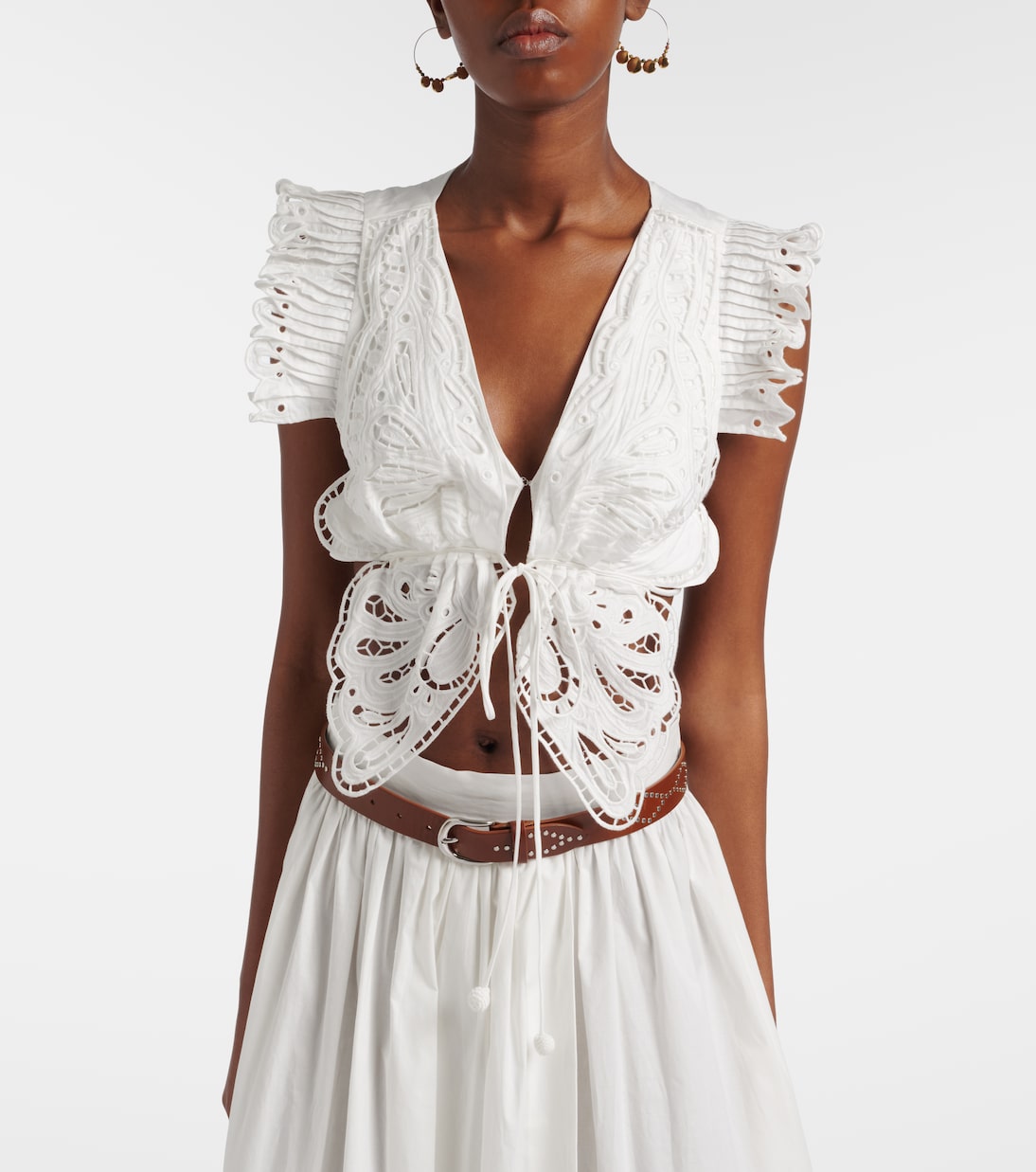 Broderie anglaise cotton top | Farm Rio