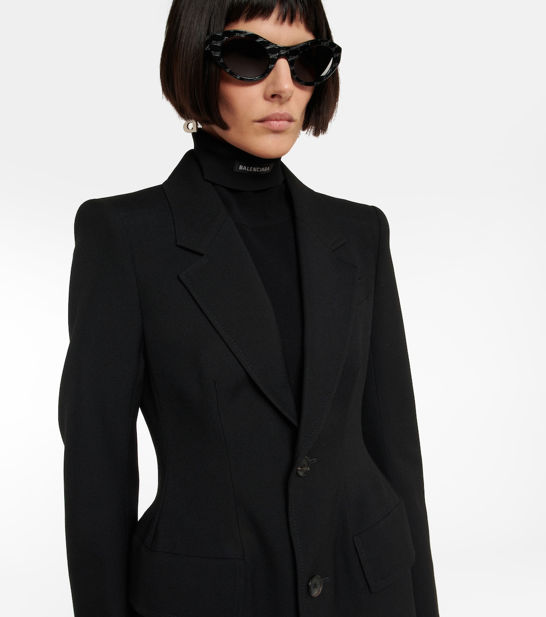 Blazer Hourglass en laine | Balenciaga
