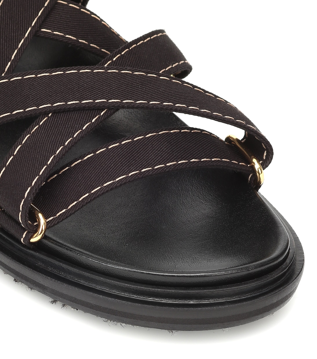 Sandali Fussbet in canvas e pelle | Marni