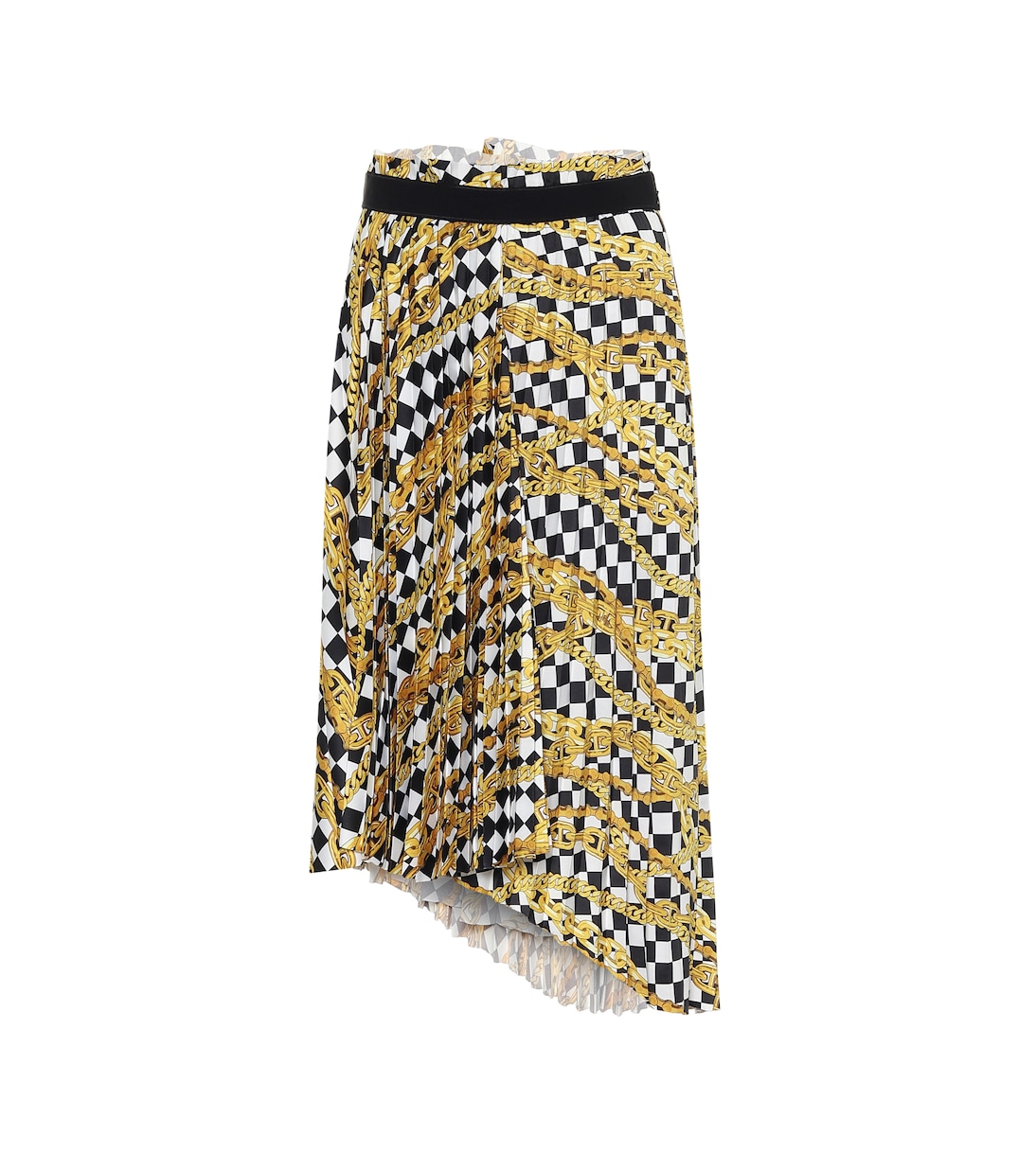 Falda midi wrap estampada | Balenciaga