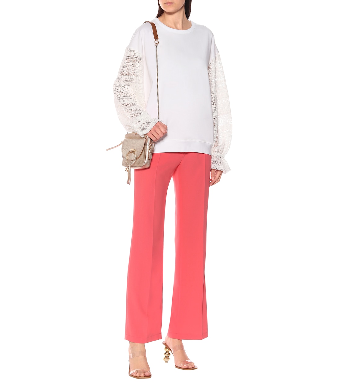 Top en coton et dentelle | See By Chloé