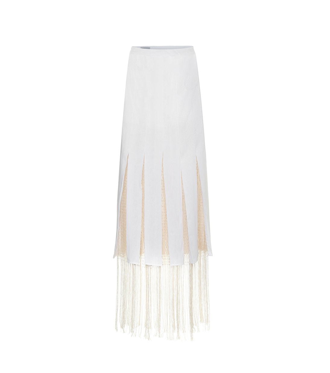 Gonna Harmonia in lino con frange | Gabriela Hearst