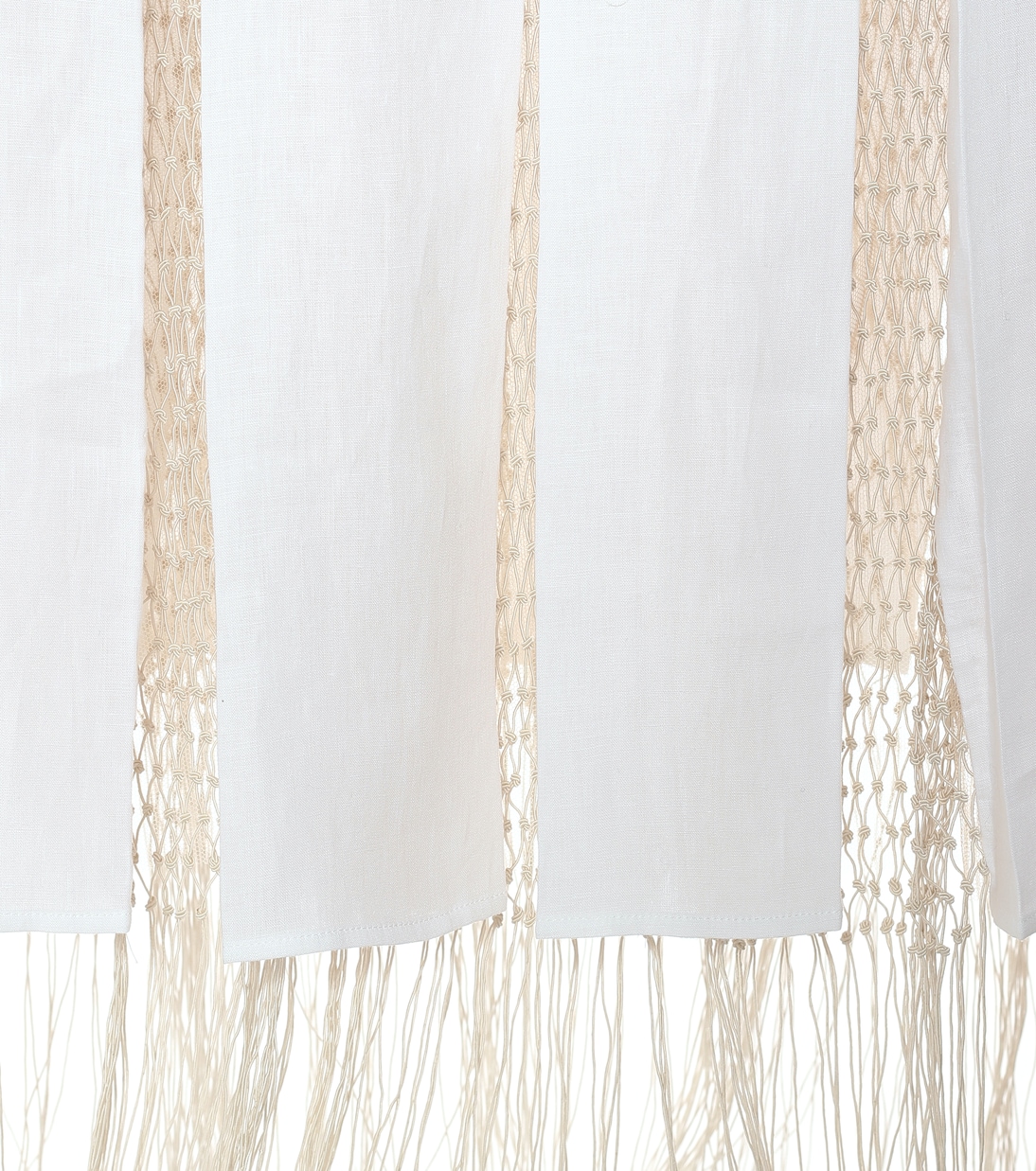 Gonna Harmonia in lino con frange | Gabriela Hearst