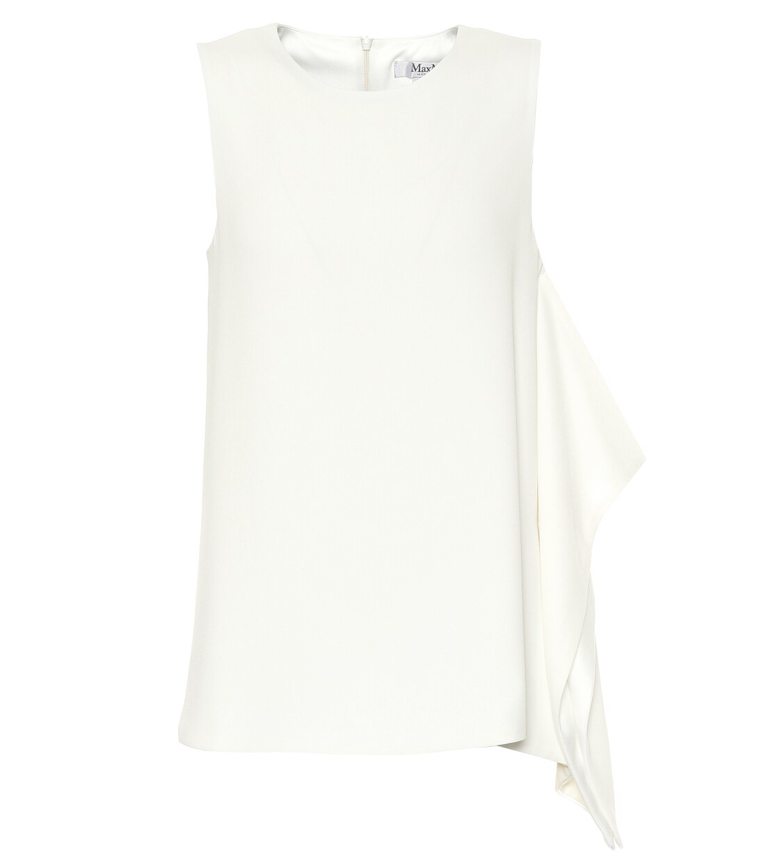 Caldeo asymmetric crêpe top | Max Mara