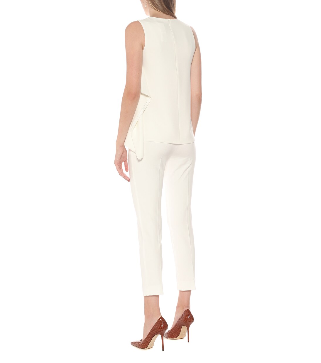 Caldeo asymmetric crêpe top | Max Mara