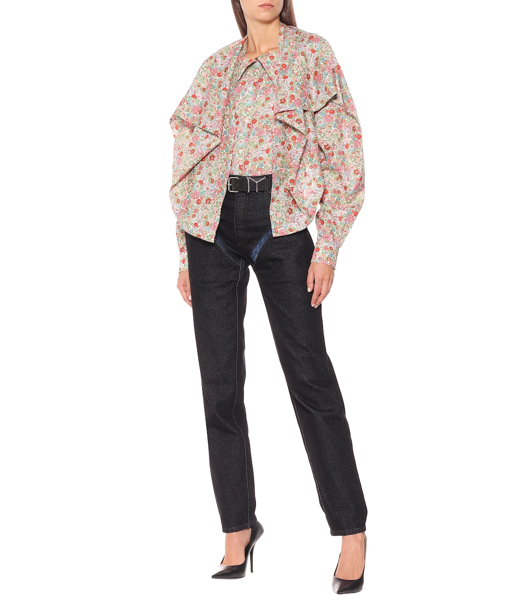Blusa a stampa floreale in cotone | Y/Project