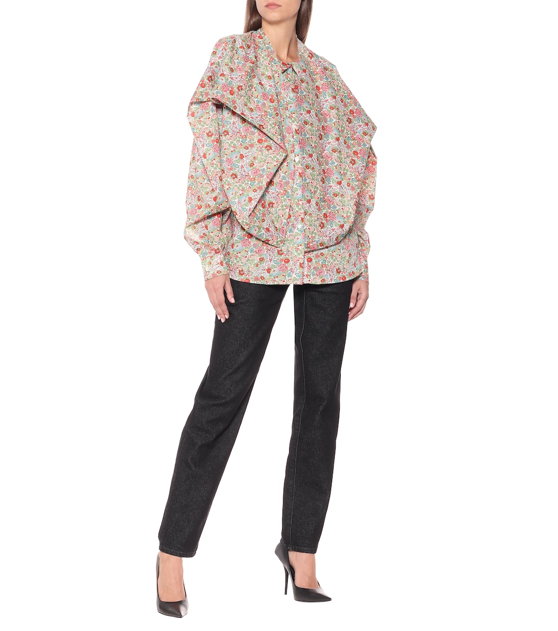 Blusa a stampa floreale in cotone | Y/Project