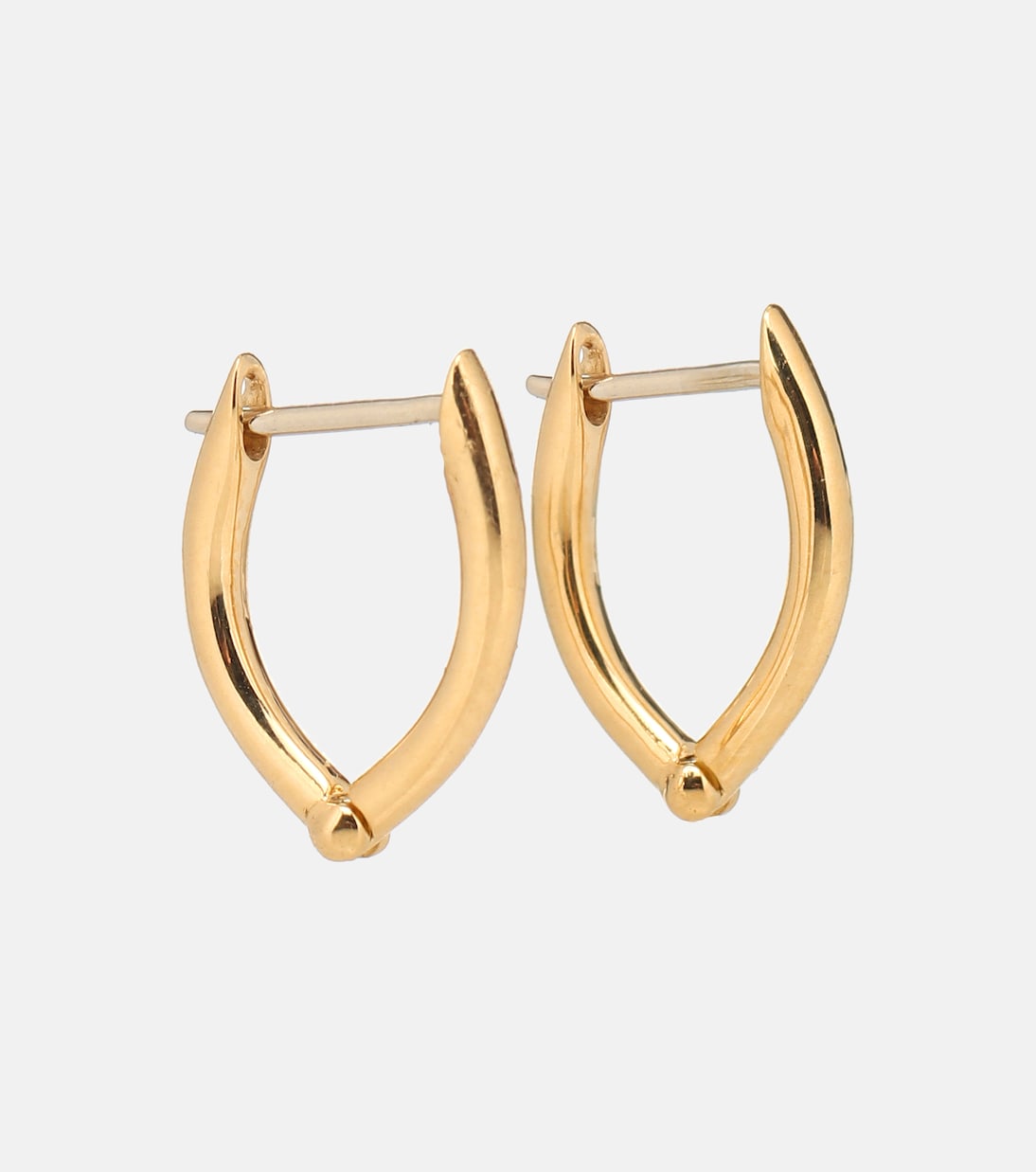Orecchini a cerchio in oro 18kt Melissa Kaye per giovani trendy