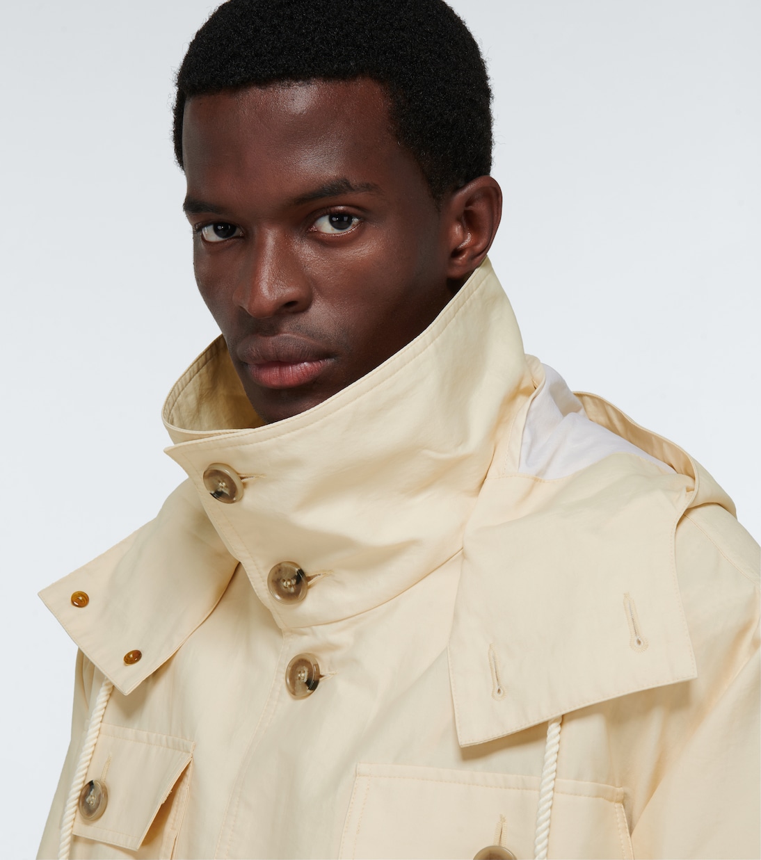 Parka Bart de popelín de nylon | Nanushka