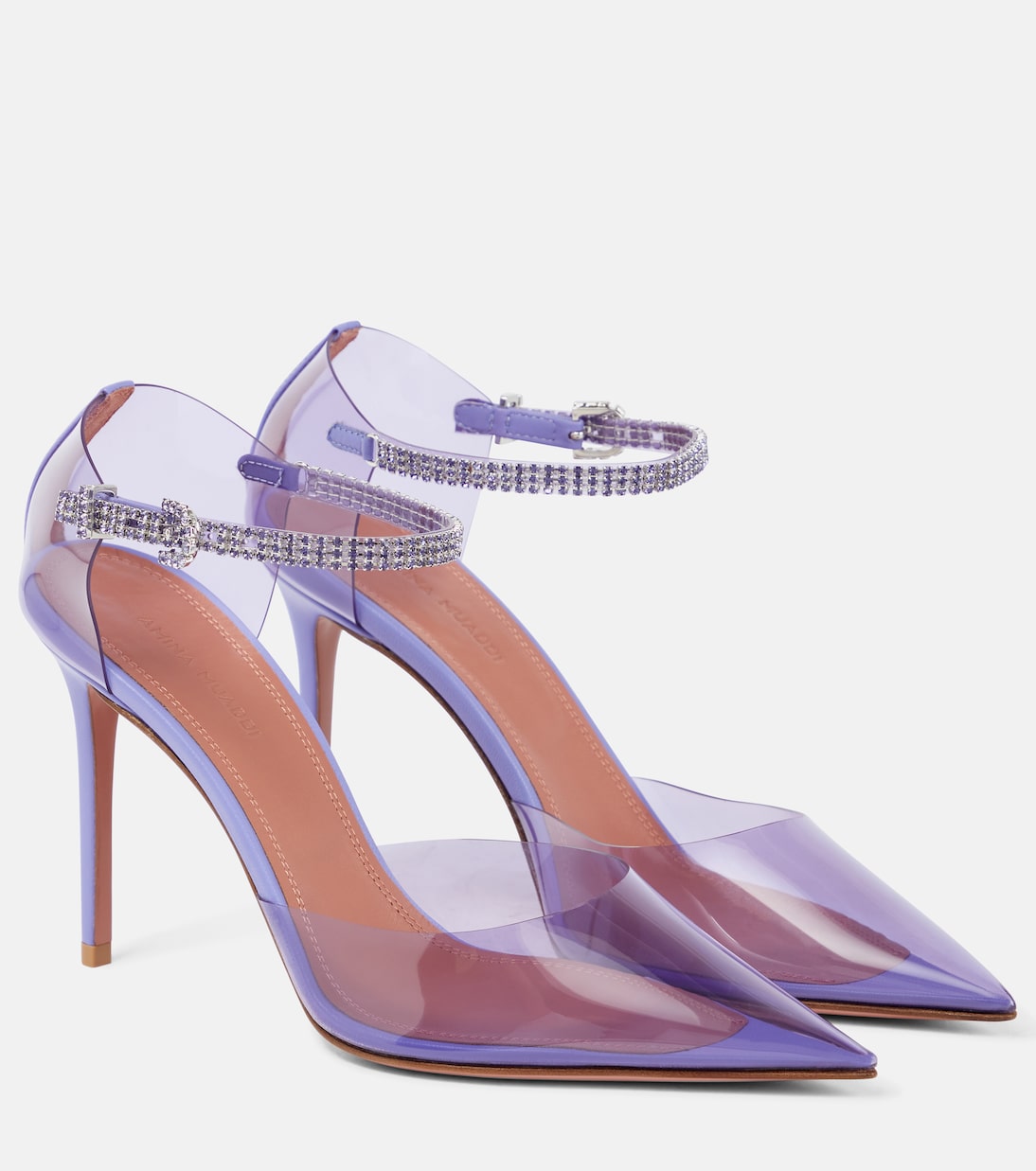 Ursina embellished PVC pumps | Amina Muaddi
