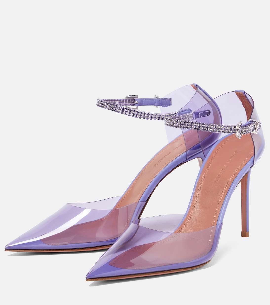 Ursina embellished PVC pumps | Amina Muaddi