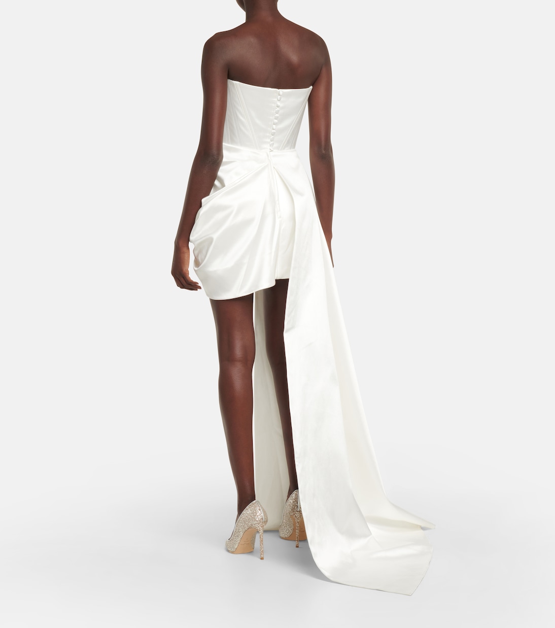 Bridal - Abito Blair in crêpe di cotone e seta | Alex Perry