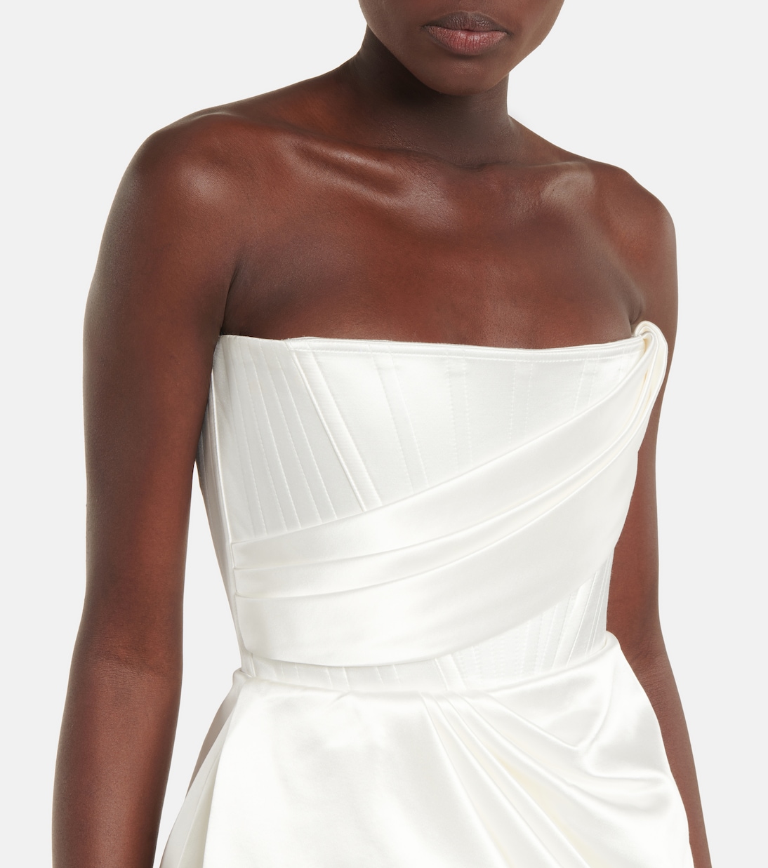 Bridal - Abito Blair in crêpe di cotone e seta | Alex Perry