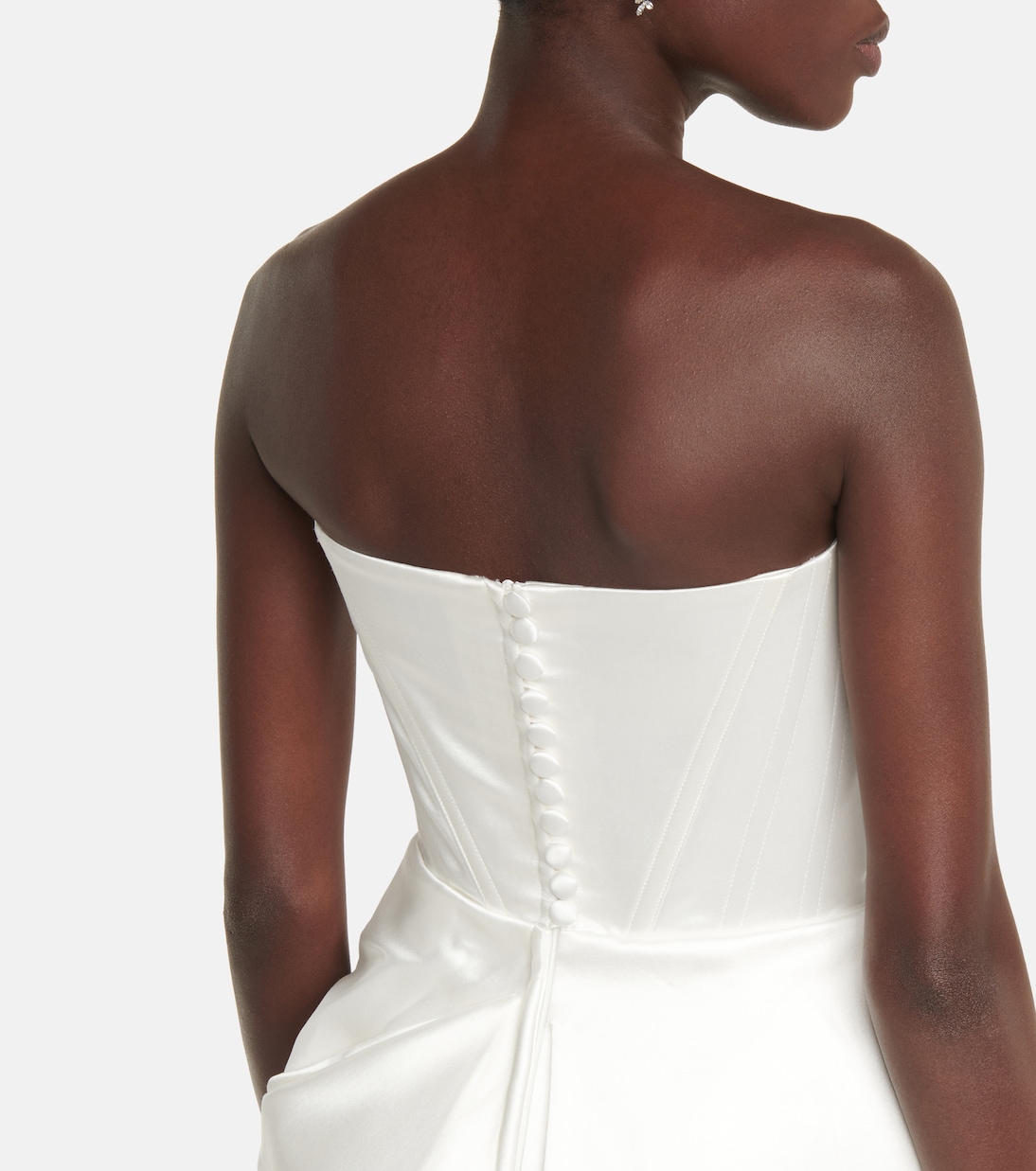 Bridal - Abito Blair in crêpe di cotone e seta | Alex Perry