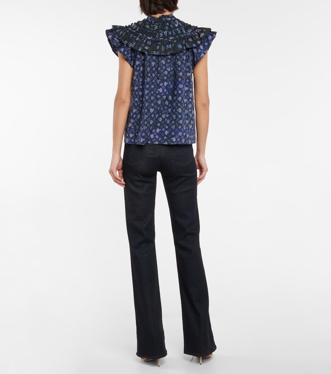 Top Solina imprimé en coton | Ulla Johnson