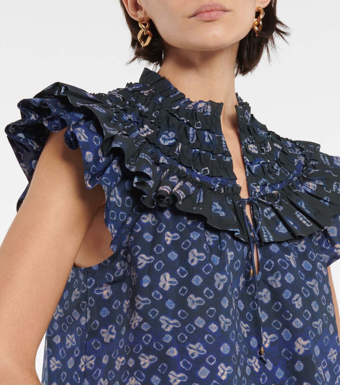 Top Solina imprimé en coton | Ulla Johnson