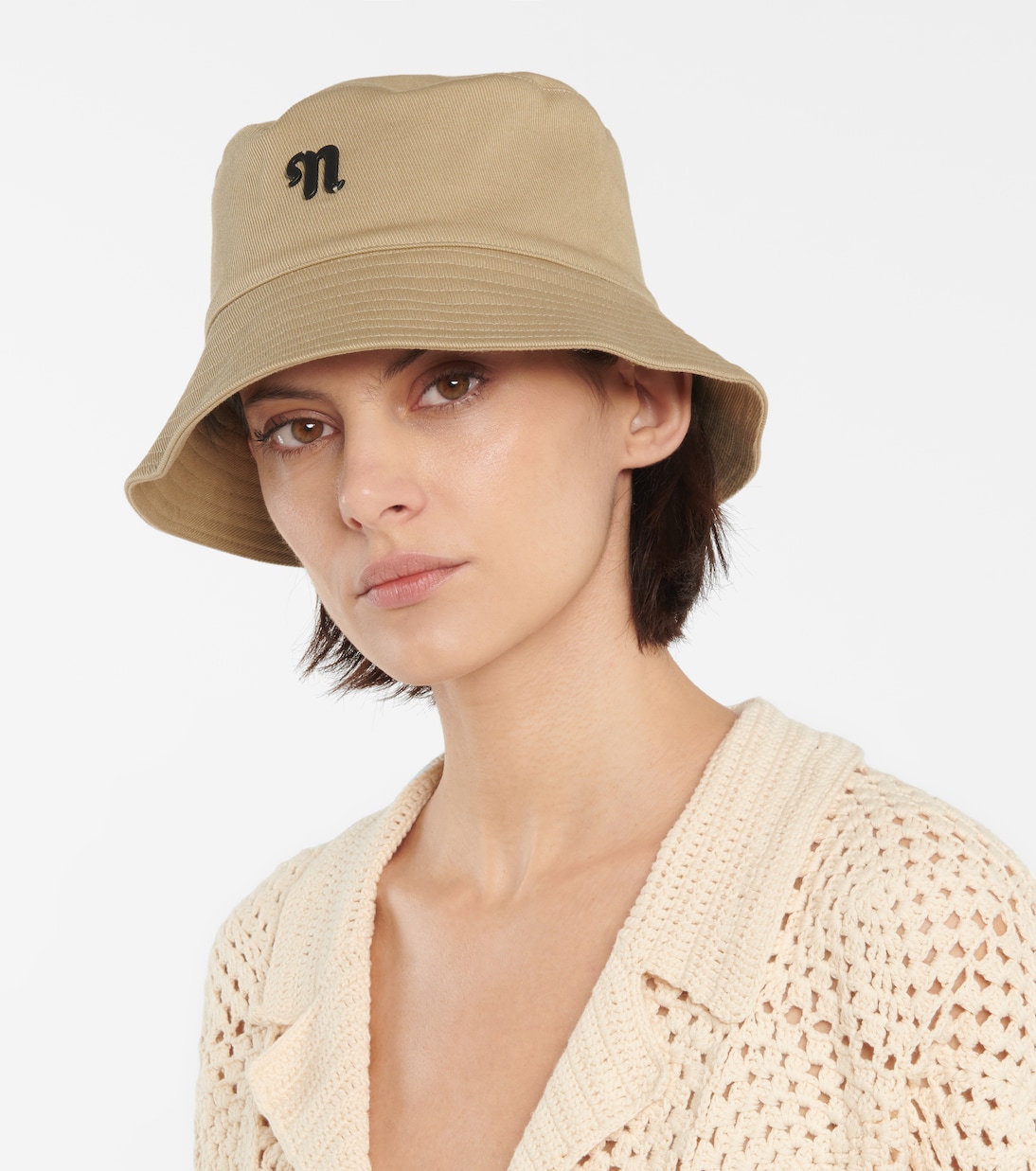 Cappello da pescatore Caran in canvas | Nanushka