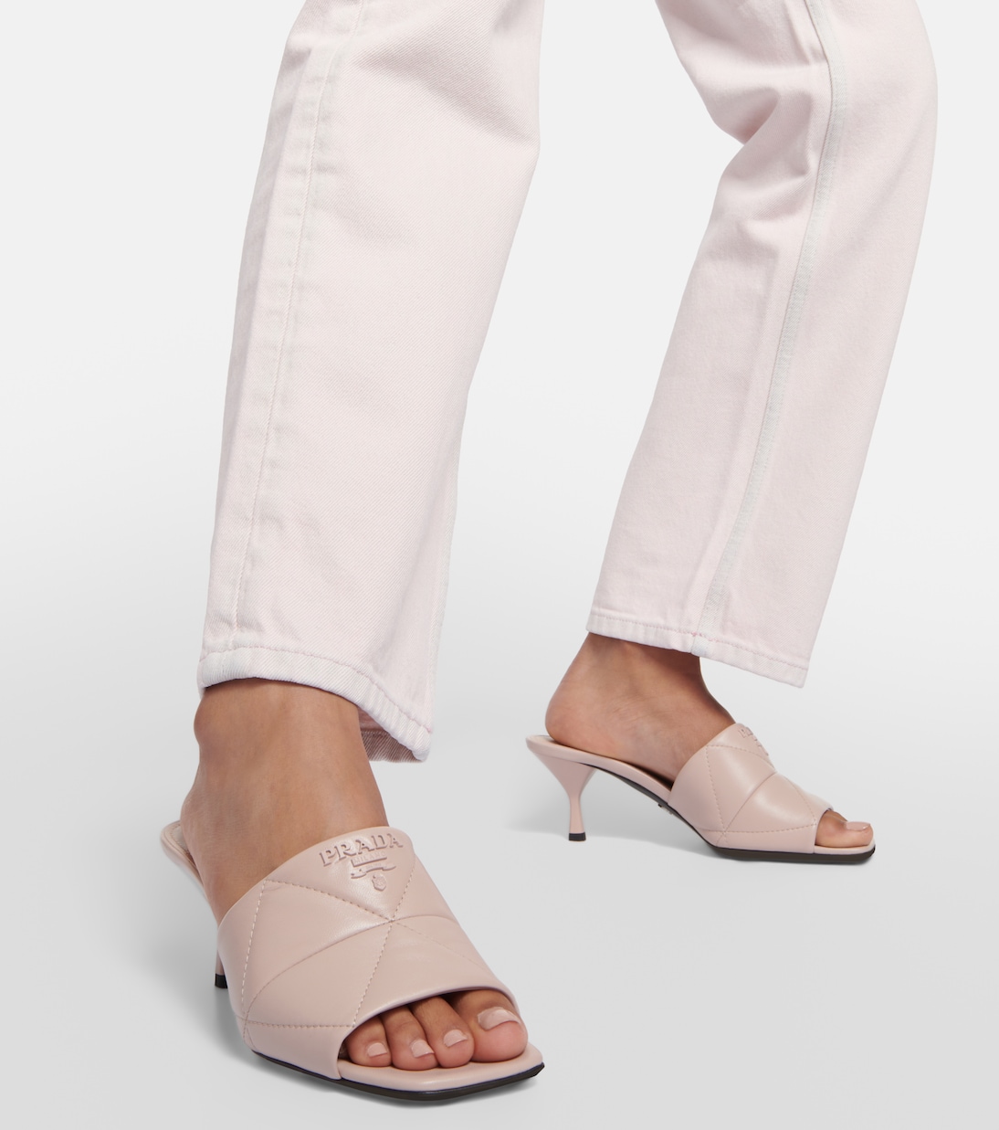 Sandali in pelle matelassé | Prada