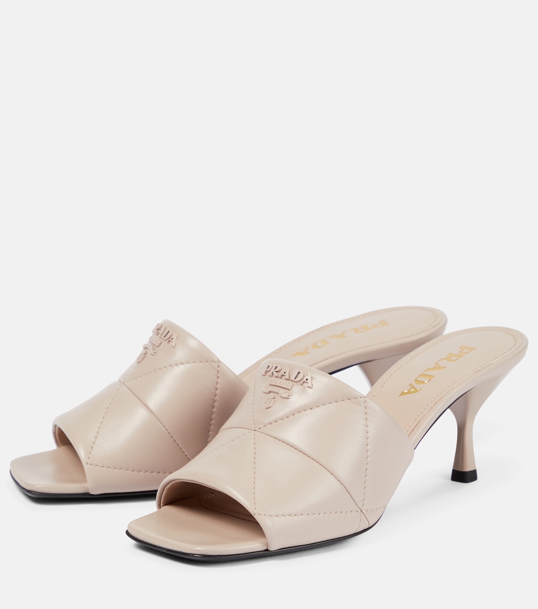 Sandali in pelle matelassé | Prada