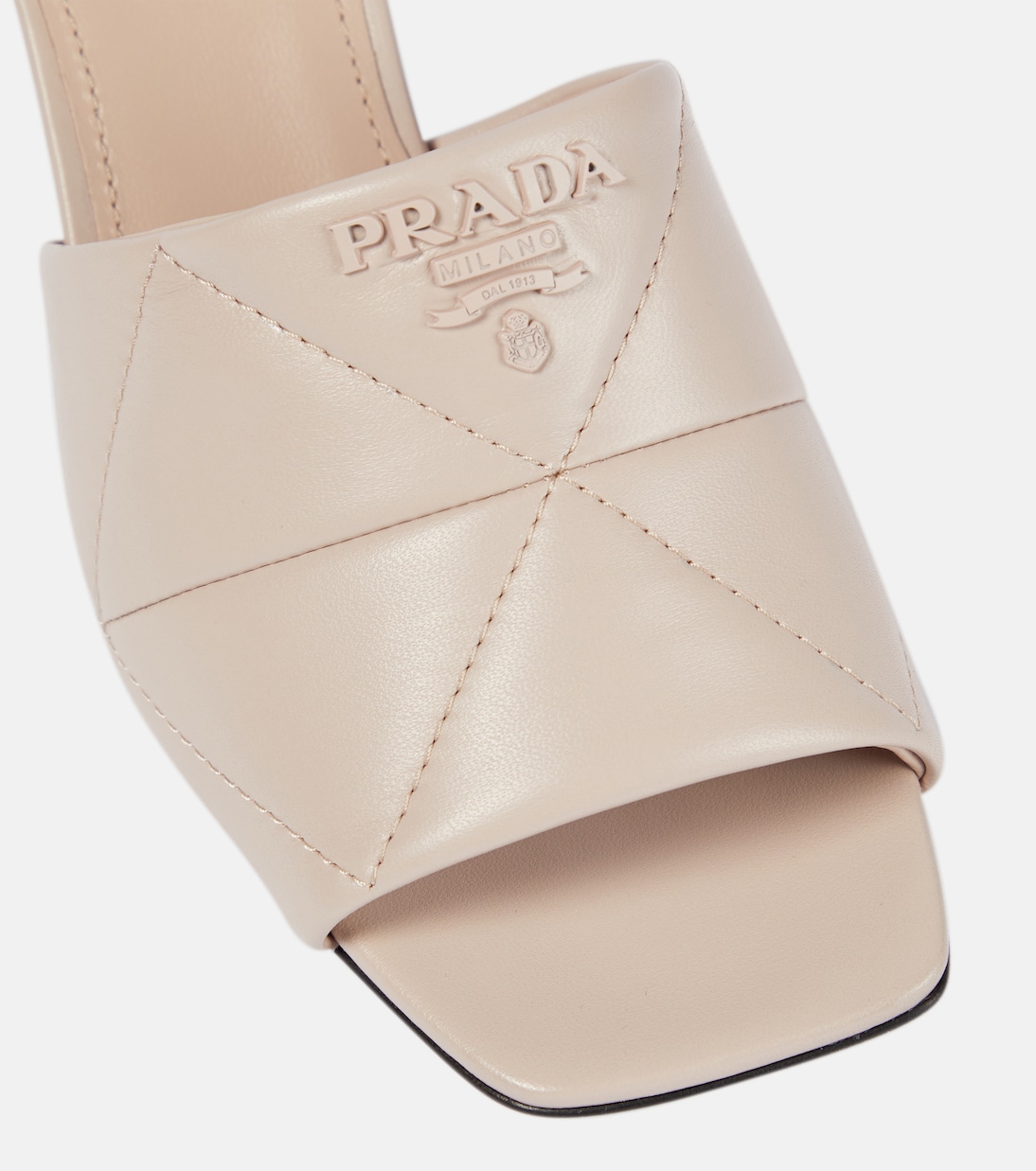 Sandali in pelle matelassé | Prada