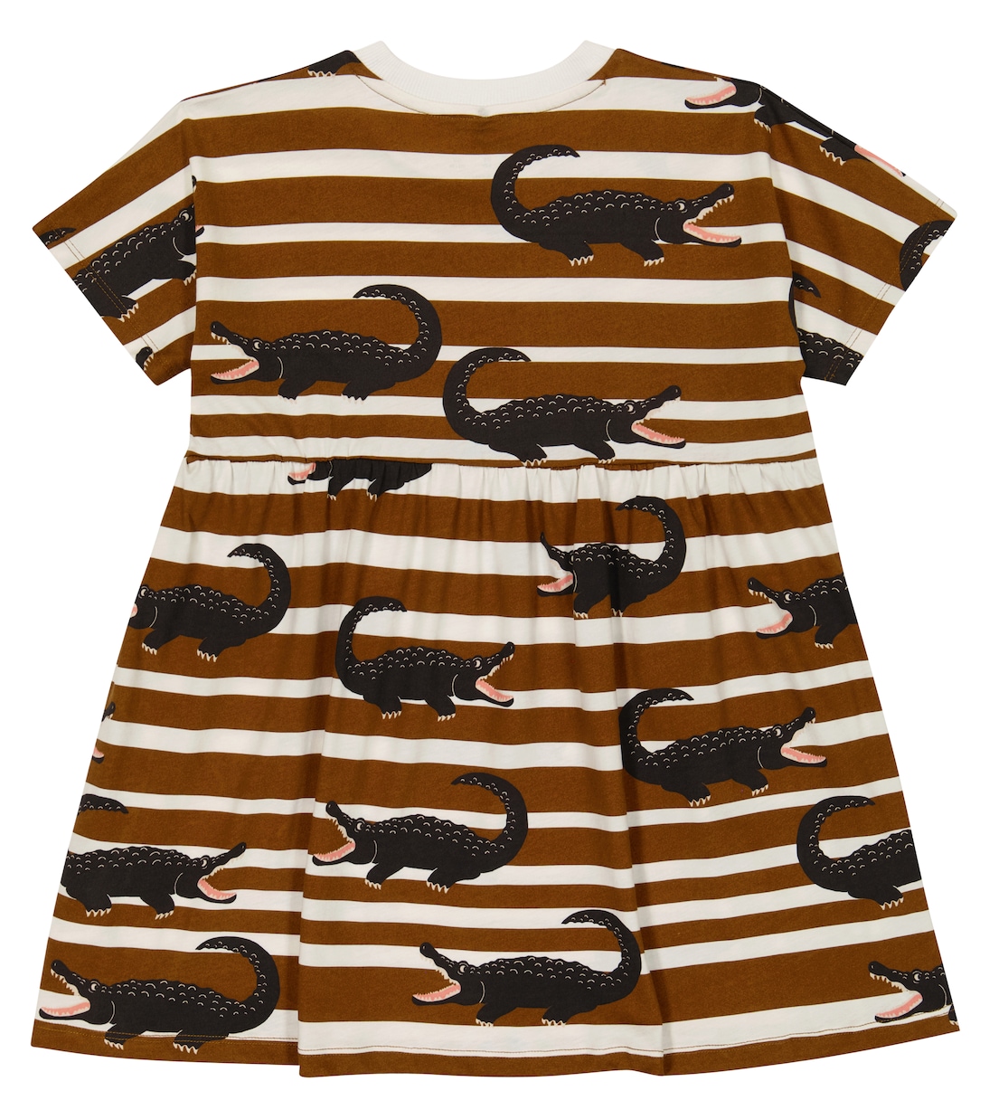 Printed cotton jersey dress | Mini Rodini