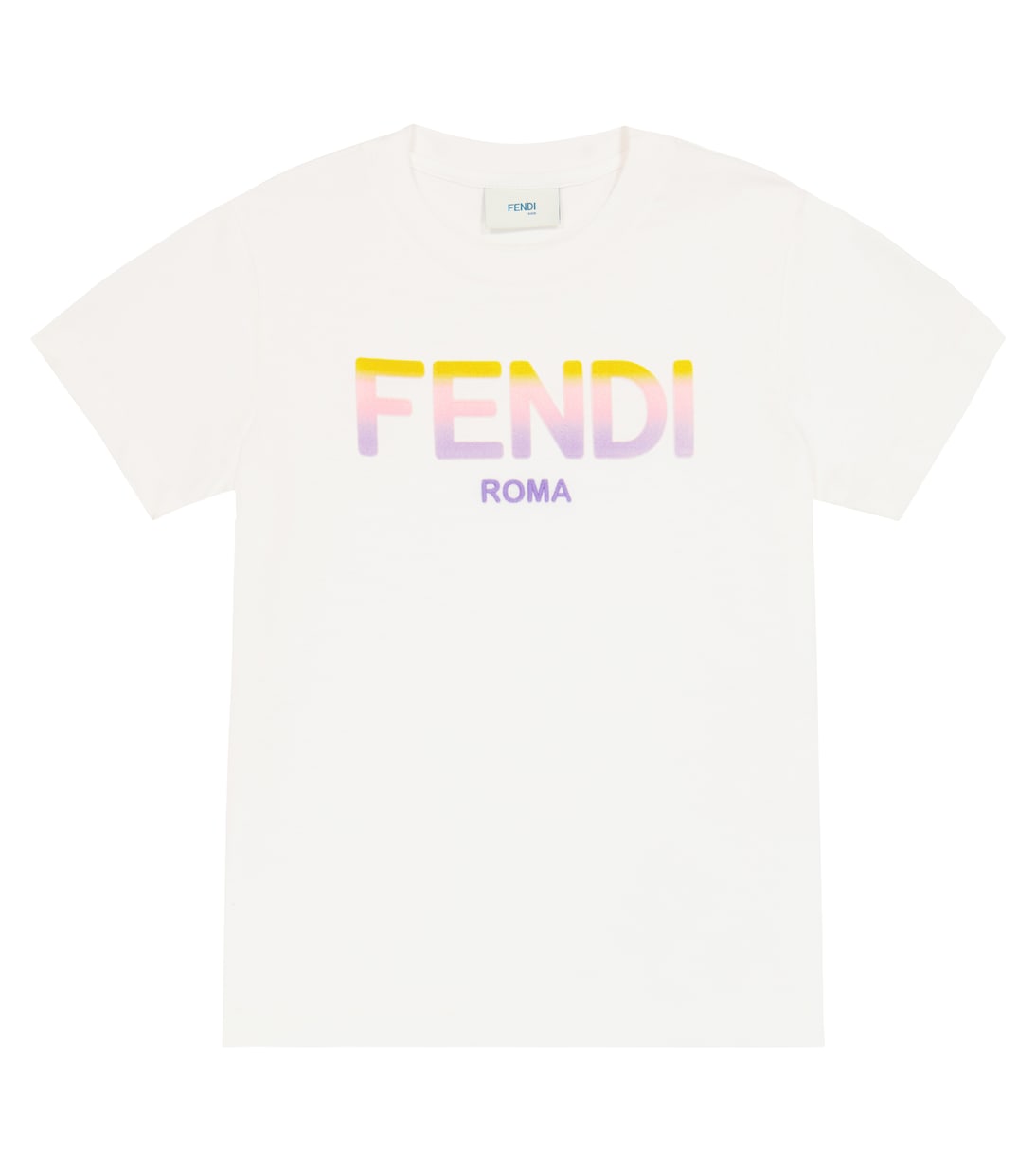 Cotton logo T-shirt | Fendi Kids
