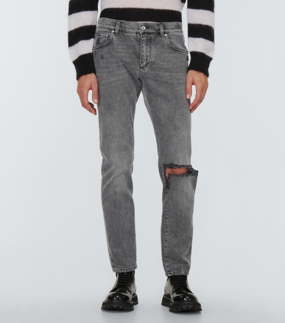 Distressed slim jeans | Dolce&Gabbana