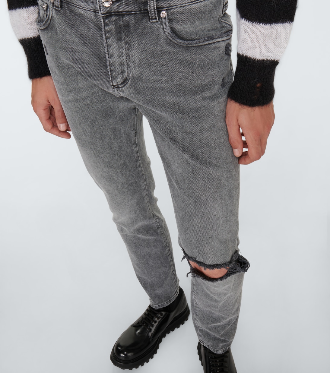 Distressed slim jeans | Dolce&Gabbana