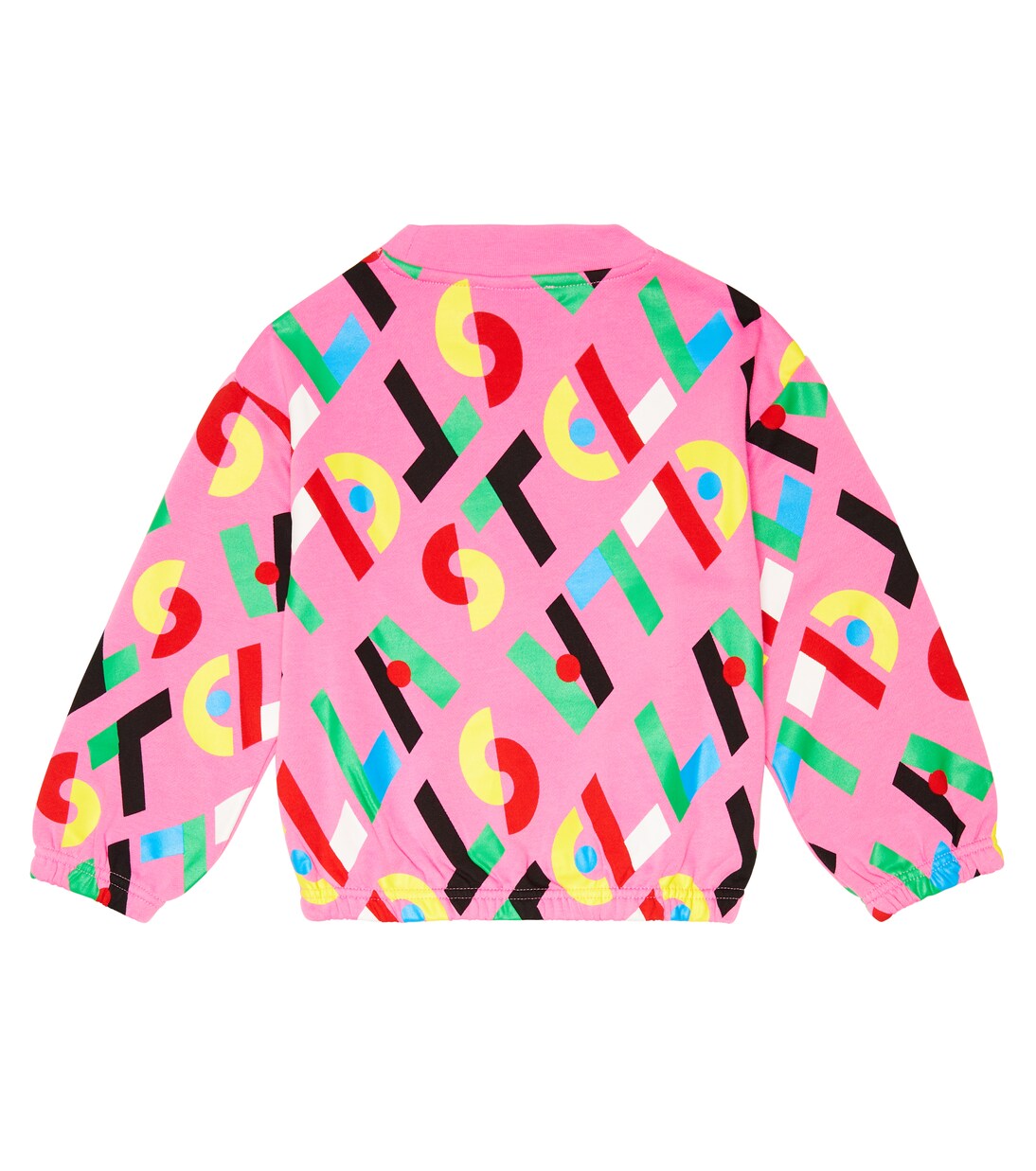 Felpa in jersey di cotone con logo | Stella McCartney Kids