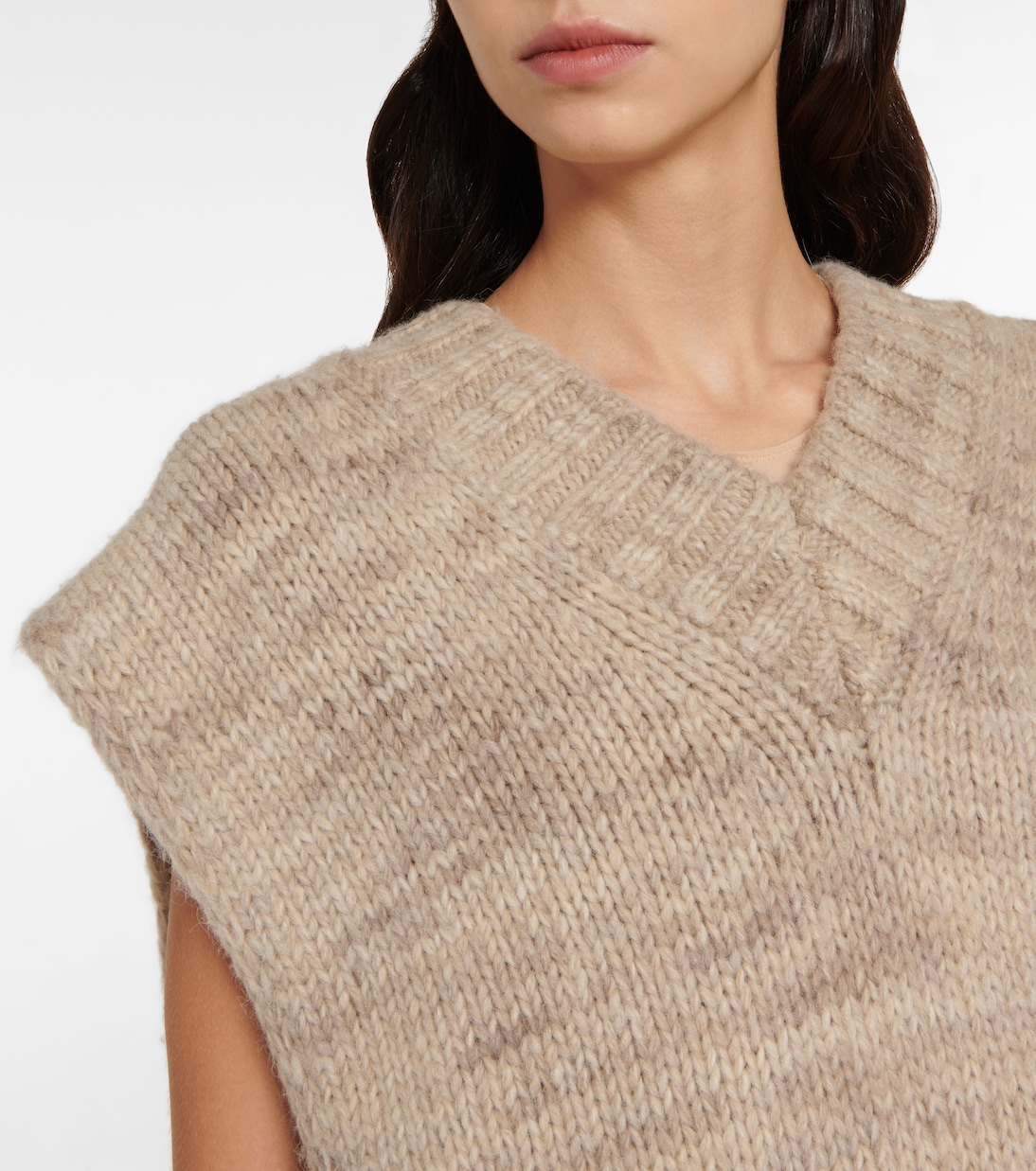 Chaleco de alpaca, algodón y lana | Maison Margiela